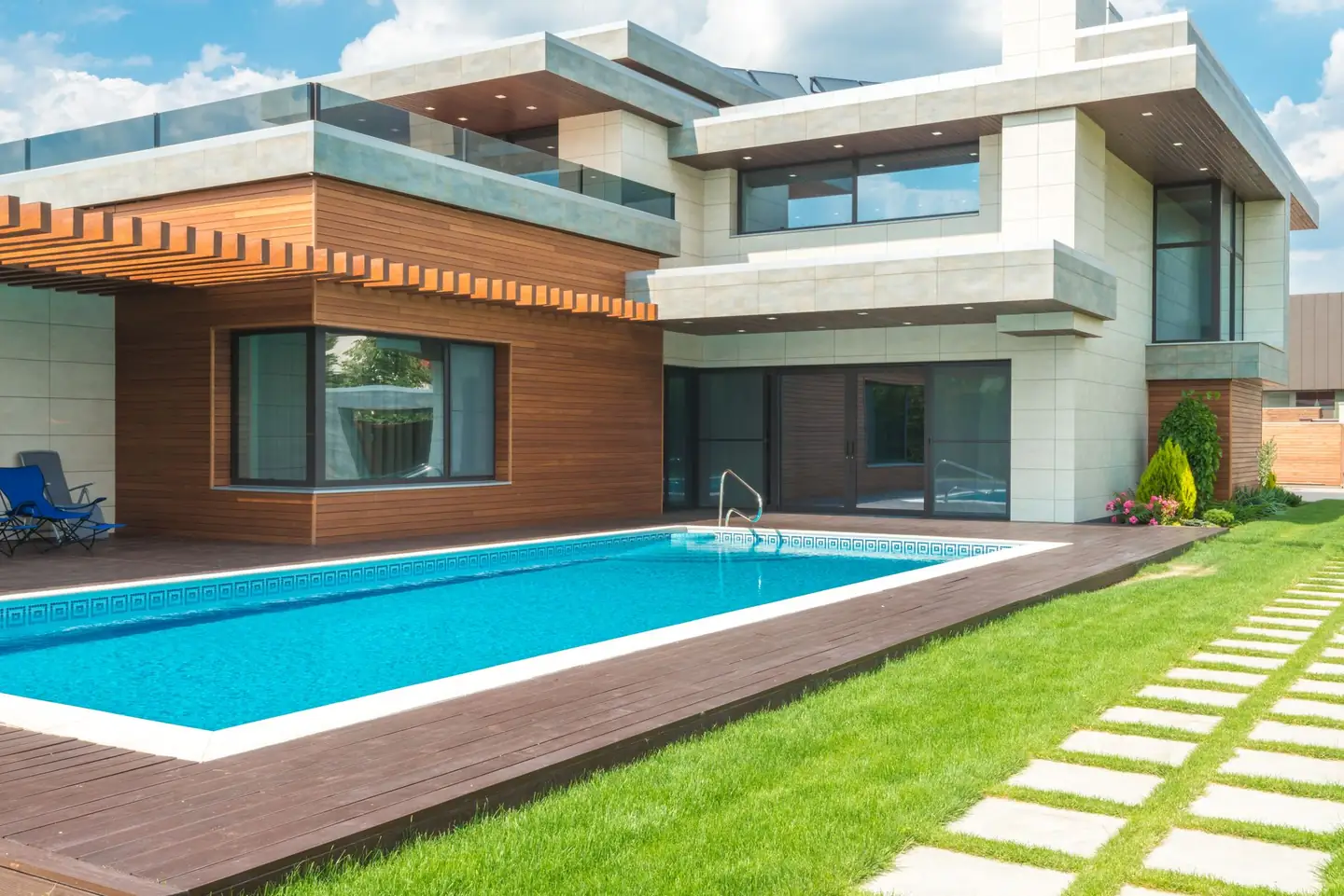 Swimming pool built in Vineyard, NSW